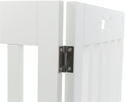 Trixie-Tor Weiss 3 Felder 82-124X61 CM